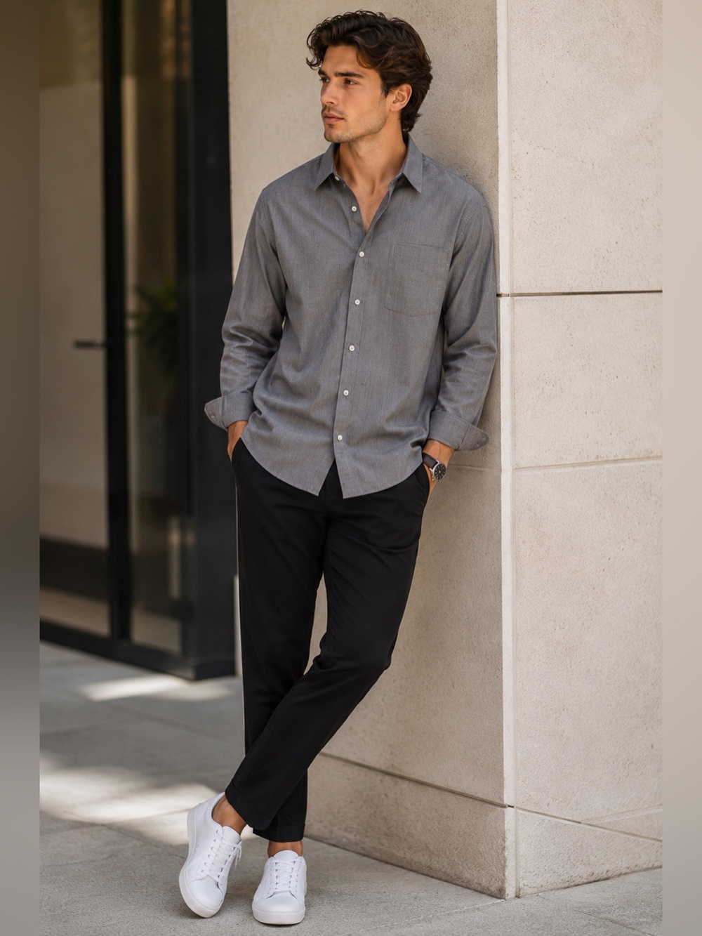Sz XL Banana Republic 100% Cotton Dress Up Shirt  $99 MSRP